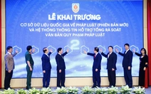 Bộ Tư pháp khai trương Cơ sở dữ liệu quốc gia về pháp luật phiên bản mới