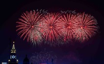 Pháo hoa rực sáng Việt Trì trước ngày giỗ Tổ Hùng Vương