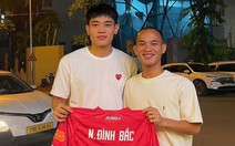 Tuyển thủ Lào sang Việt Nam, được Đình Bắc mời ăn tối