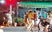 Làm rõ clip nhóm người cản trở cảnh sát giao thông kiểm tra nồng độ cồn ở chợ Hưng Long