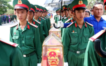 Đón 158 hài cốt liệt sĩ quân tình nguyện, chuyên gia Việt Nam hy sinh tại Campuchia về nước