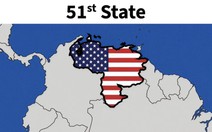 SỐC: Ông Trump đăng hình bản đồ Venezuela gắn cờ Mỹ, gọi là 'bang thứ 51'