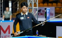 Cơ thủ 17 tuổi Việt Nam bị loại ở World Cup billiards vì thua đối thủ 0,059 điểm