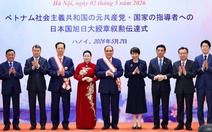 Nguyên Tổng Bí thư Nông Đức Mạnh, nguyên Thủ tướng Nguyễn Tấn Dũng nhận Huân chương Mặt trời mọc