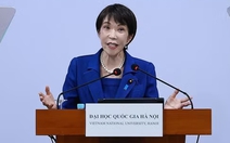 Thủ tướng Nhật Bản Takaichi Sanae phát biểu chính sách tại Đại học Quốc gia Hà Nội