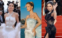 Hoa hậu Thế giới Krystyna Pyszková chọn đầm của Lê Thanh Hòa xuất hiện tại Cannes