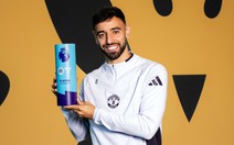 Bruno Fernandes đoạt danh hiệu Cầu thủ xuất sắc nhất Ngoại hạng Anh