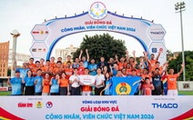 Công đoàn Ngân Hàng Việt Nam vô địch vòng loại phía Bắc Giải bóng đá công nhân, viên chức Việt Nam