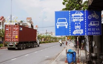 Cắm lại biển báo, phân luồng mới trên đường Thống Nhất sau phản ánh