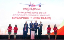 Vietjet mở đường bay Nha Trang - Singapore