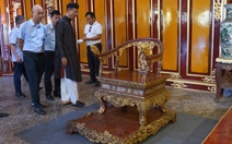 Ngai vàng triều Nguyễn về lại điện Thái Hòa