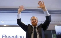Florentino Perez thắng áp đảo, tiếp tục giữ ghế chủ tịch Real Madrid