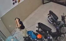Cô gái cụng đầu vỡ cửa kính cường lực