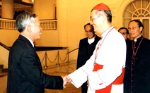 Phó thủ tướng Vũ Khoan tiếp Hồng y Phạm Minh Mẫn