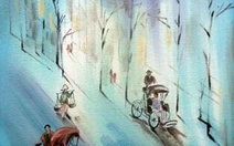 Triển lãm tranh và thư pháp giúp trẻ em khuyết tật, mồ côi