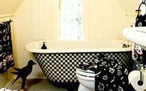Đen và trắng trong thiết kế nội thất