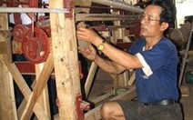 Nông dân chế tạo thành công máy dệt chiếu