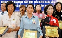 TP.HCM : Tuyên dương 328 gia đình văn hóa tiêu biểu xuất sắc