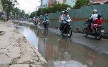 Đường Nguyễn Văn Luông ngập liên tục