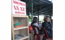 Thùng vá xe miễn phí