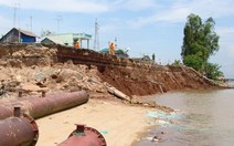 Quốc lộ 91 lại sạt lở