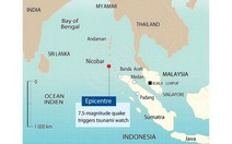 Động đất 7,7 độ richter ở Ấn Độ Dương, cảnh báo sóng thần