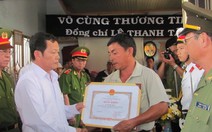 Thăng quân hàm vượt cấp cho chiến sĩ công an hy sinh