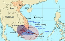 Bão số 1 cách đảo Phú Quý 180km