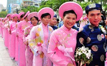 Hơn 3 tỉ đồng cho lễ cưới tập thể năm 2012