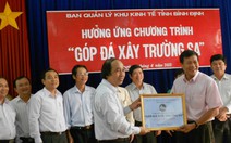 Ban quản lý Khu kinh tế Bình Định "góp đá xây Trường Sa"