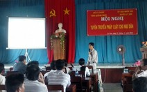 Ngành tư pháp tuyên truyền Luật biển đến ngư dân