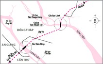 Làm cầu Vàm Cống nối Đồng Tháp và Cần Thơ