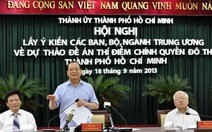 TP.HCM sẽ theo mô hình chính quyền địa phương hai cấp