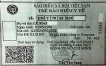 Từ 1-10: quẹt thẻ bảo hiểm y tế khám bệnh