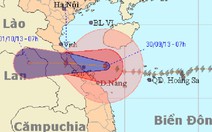 Bão số 10 cấp 12, 13 đang tiến sát bờ biển Hà Tĩnh - Quảng Trị