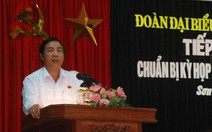 ​Ông Nguyễn Bá Thanh không về tiếp xúc cử tri được