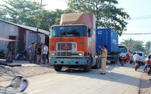 Xe container tông chết em bé lượm ve chai 12 tuổi