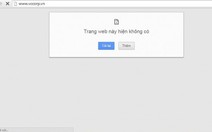 Một số trang web của VCCorp vẫn chưa hoạt động được