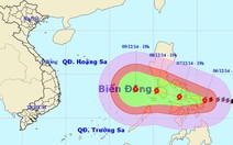 Bão Hagupit gây gió giật trên cấp 17