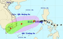 ​Bão số 5 có thể đổi hướng và mạnh lên