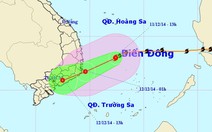 Bão số 5 còn cách Khánh Hòa - Ninh Thuận hơn 300km