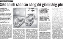 ​Xe công: nên khoán đến cấp sở