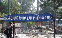 "Xin lỗi chúng tôi đã làm phiền các bạn"