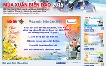 Làm thiệp xuân, góp tiền cho biển đảo