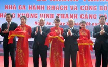 Khánh thành nhà ga hành khách Cảng hàng không Vinh