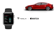 Rò rỉ ứng dụng tương thích Apple Watch trên Tesla Model S