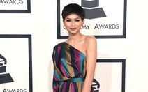 Đầm một vai đuôi cá tỏa sáng thảm đỏ Grammy 2015