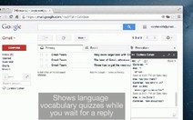 Học ngoại ngữ trong khi chờ bạn chat trên Gmail