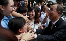 Tổng thư ký Ban Ki Moon: “Các bạn là lãnh đạo của hiện tại”