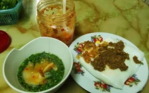 Hấp dẫn bánh cuốn trứng Lạng Sơn